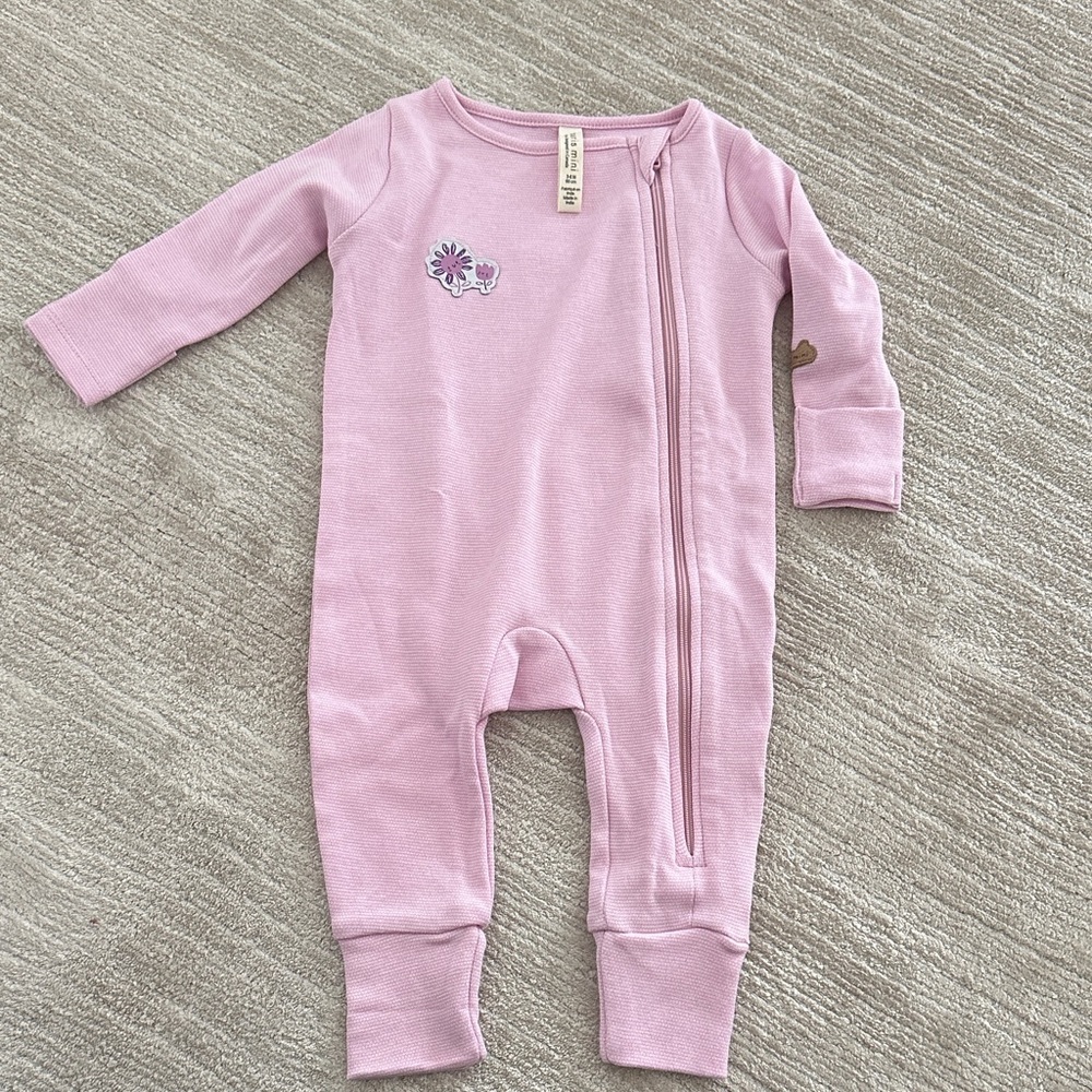 New without tags Souris Mini Baby Girl Onesie Footie, 3-6m